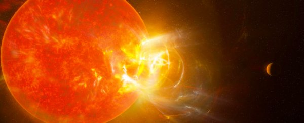 A record-breaking flare has erupted from the closest star to our Solar System