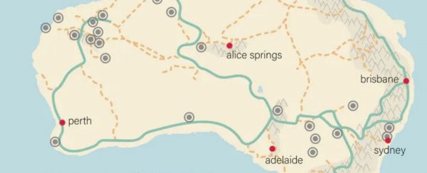 The first people in Australia may have followed 'superhighways' when arriving there