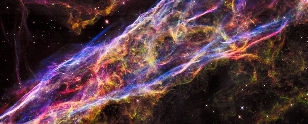 The veil nebula supernova remnant. 
