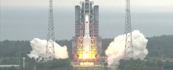 US Space Command has an ETA for when that uncontrolled rocket will crash down
