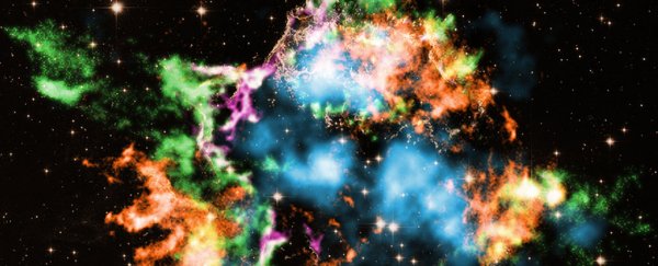 'Titanium bubbles' may explain why stars explode despite running out of fuel