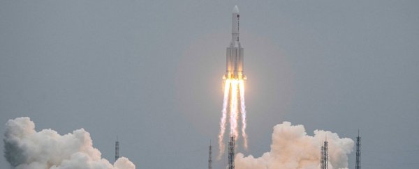 Uncontrolled rocket segment finally re-entered Earth's atmosphere