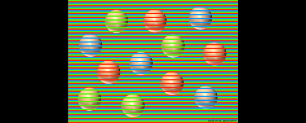 See those colorful balls? Yeah, they're all actually beige
