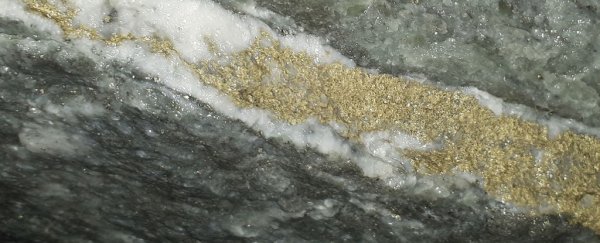 The mystery formation of extremely rich gold veins might finally be solved