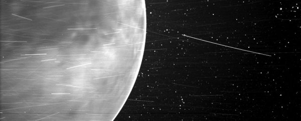 Venus flyby reveals low-frequency radio signal detected in the planet's atmosphere