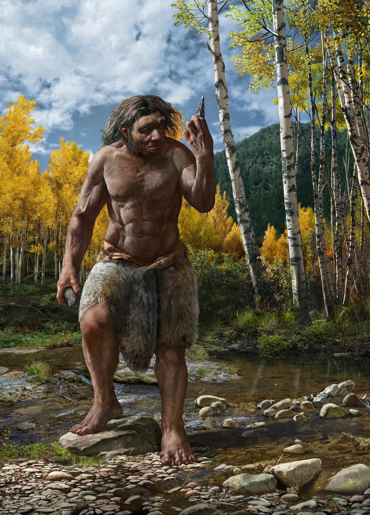 Reconstruction of Homo longi. (Chuang Zhao)