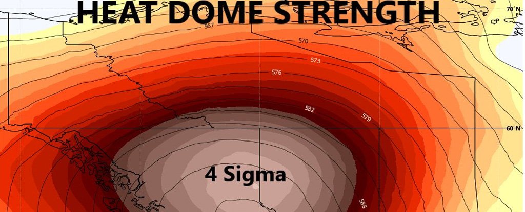 Sunaikintas „terminis kupolas“ registruoja ekstremalias temperatūras Šiaurės Amerikoje