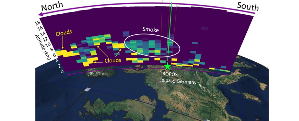 California's wildfire smoke was shockingly thick as it spread across the globe