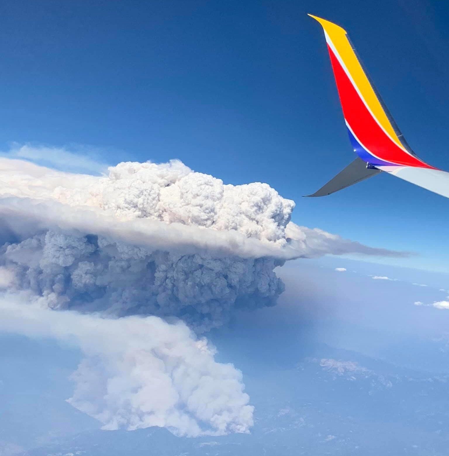 Pyrocumulonimbus cloud over the Creek Fire in California in 2020. (Thalia Dockery/Business Insider)