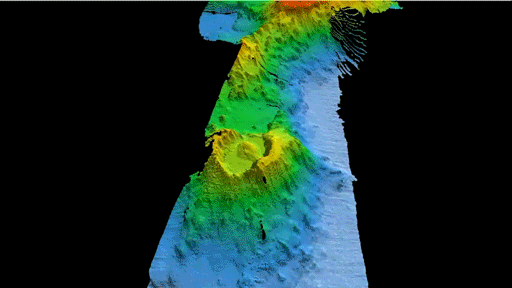 3D overview of the undersea structure