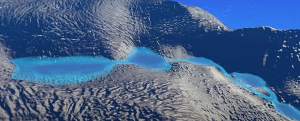 NASA mission uncovers hidden meltwater lakes under Antarctica's ice