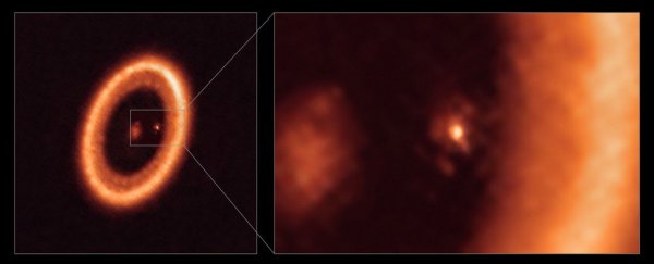 For the first time, astronomers witness a moon-forming disk around an exoplanet