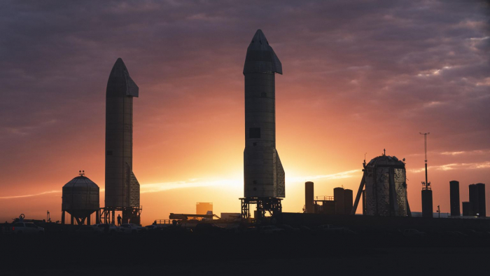 Dusk at SpaceX's South Texas Launch Facility. (SpaceX)