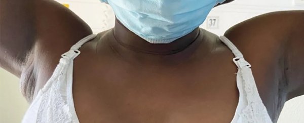 A woman developed a mass in her armpit after giving birth. Then it started lactating