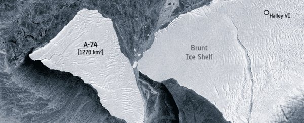 Antarctica just narrowly avoided a massive iceberg collision