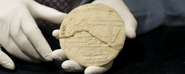 This 3,700-year-old tablet shows the oldest known example of applied geometry