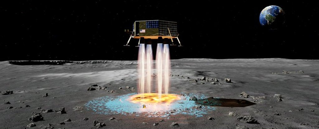Wild Idea Envisions Future Spacecraft Spraying Their Own Instant Landing Pads