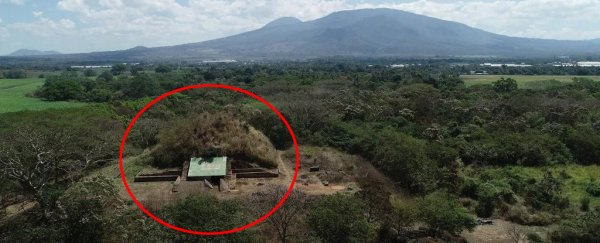 A giant volcano didn't stop ancient Maya from taking the ashes and building a pyramid