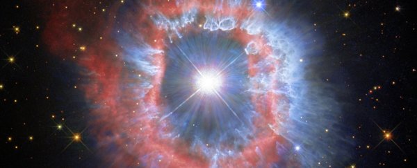 Hubble has captured the startling 'eye' of a massive stellar explosion
