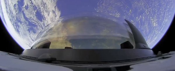 SpaceX just launched its first all-civilian crew into space, and the view is incredible