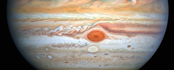red storm on Jupiter