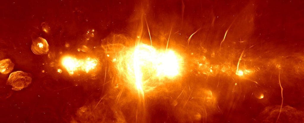 Something Mysterious Near The Galactic Center Is Flashing Radio Signals