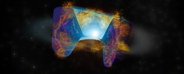 Astronomers identify an entirely new type of supernova born in a violent star merger