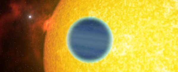 Astronomers have made an unprecedented detection of clouds on a far-off exoplanet