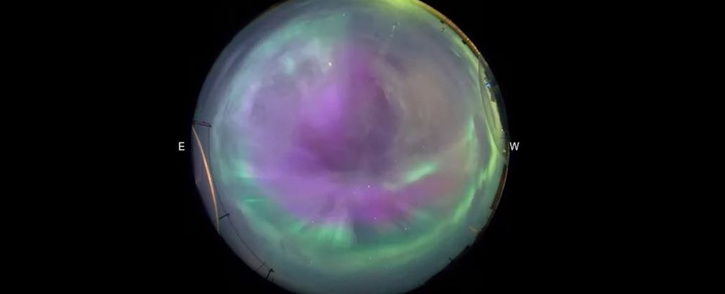 Stunning Visuals Show Solar Storm Auroras Taking Over The Night Sky