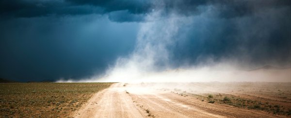 Microplastics in the wind may already have a minor impact on Earth's climate itself