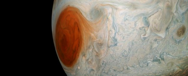 Latest Juno data study reveals an unexpected feature of Jupiter's Great Red Spot