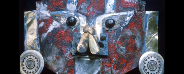 Ancient Golden Mask From 1,000 Years Ago Hides a Gruesome, Bloody Secret