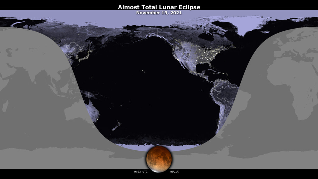 map of lunar eclipse visibility