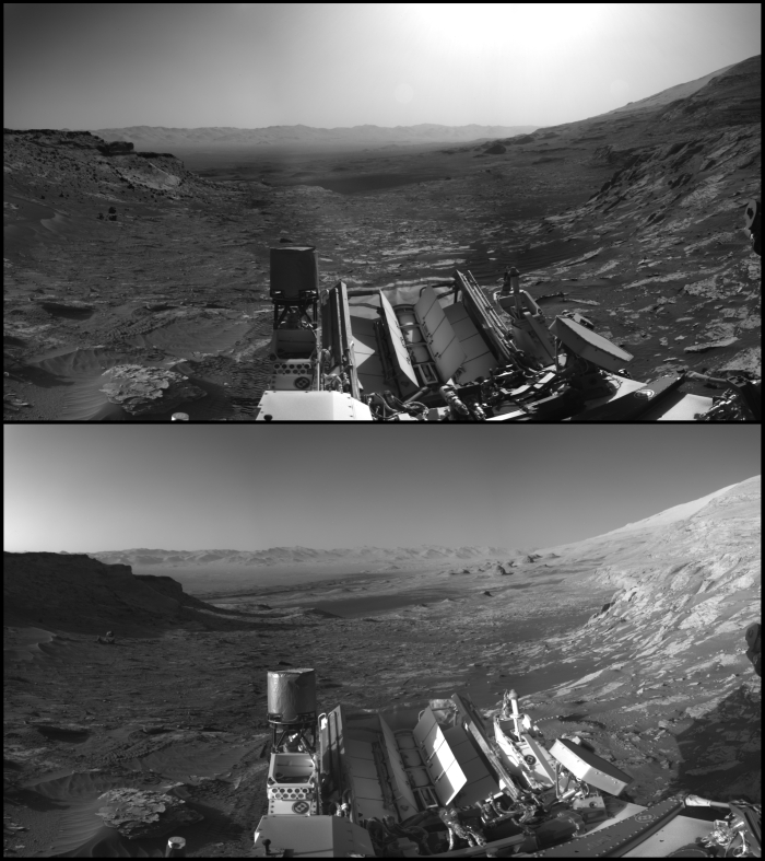 mars morning and afternoon