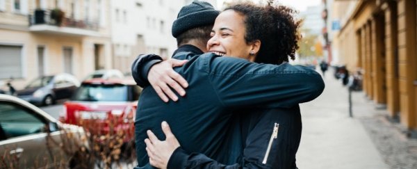 Scientists did an actual study on hugs, and it's making us feel warm inside