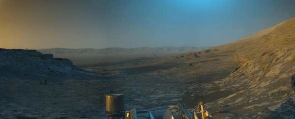This Picture of Mars Taken By The Curiosity Rover Is So Beautiful We Could Cry