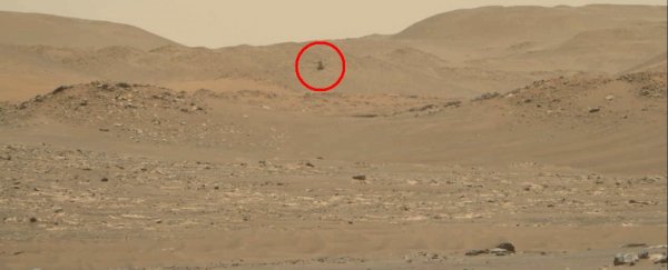 One day, seeing a helicopter fly on Mars may be commonplace. That day is not today