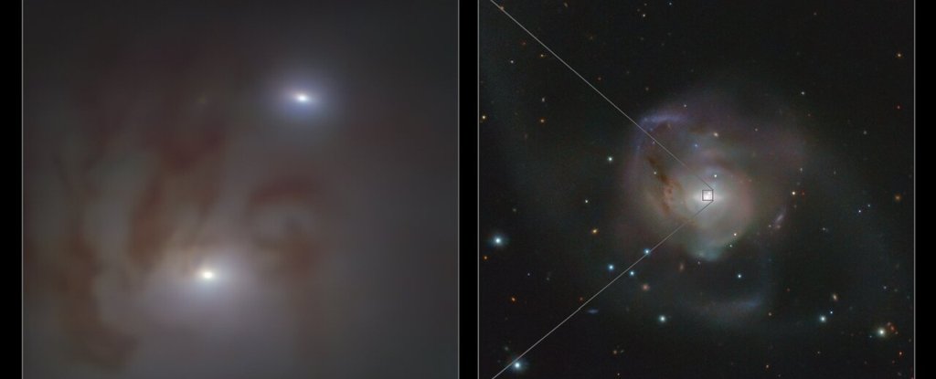 Astronomers Just Found The Closest Pair of Supermassive Black Holes Ever Detected - ScienceAlert
