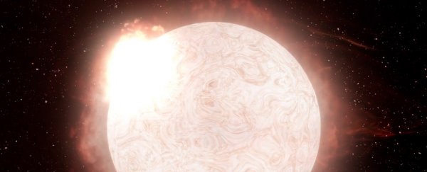 For the first time, we've seen a red giant star transition into a supernova