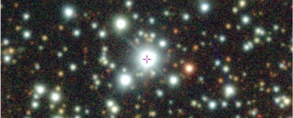 Astronomers have detected a mysterious, dusty object erratically dimming its star