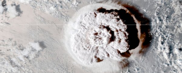 The Tonga volcanic eruption was so powerful it sent ripples out into space