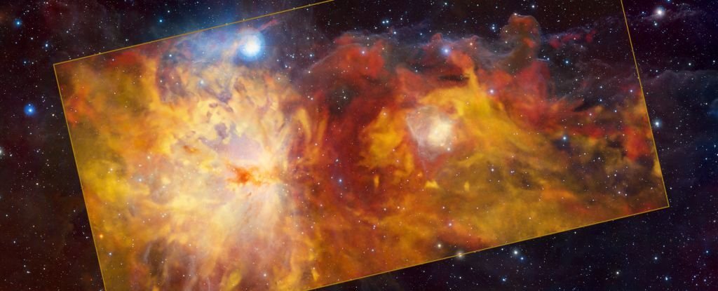 The Flame Nebula Blazes Like a Cosmic Bonfire in This Stunning New Image