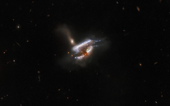 galactic merger ic 2431 inset