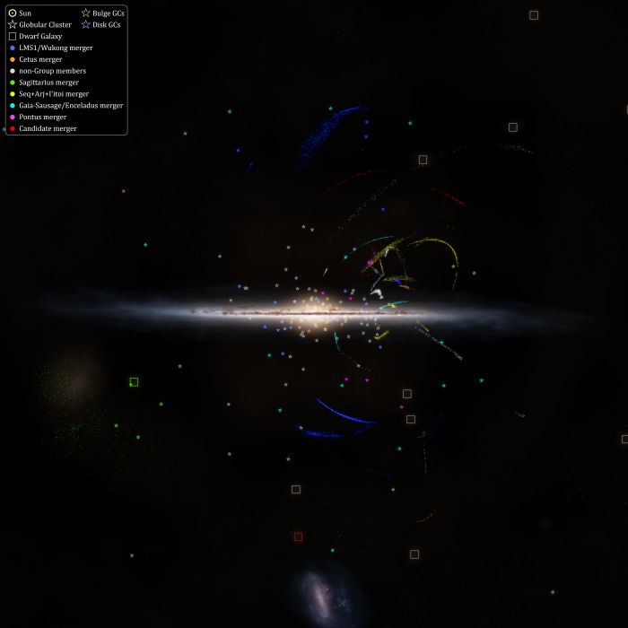 milky way merger map side