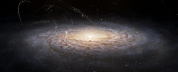 The Milky Way's dramatic history of violence has been charted in a new map