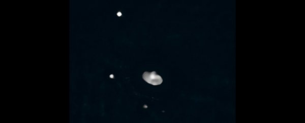Behold, this is the first asteroid ever discovered to have three moons