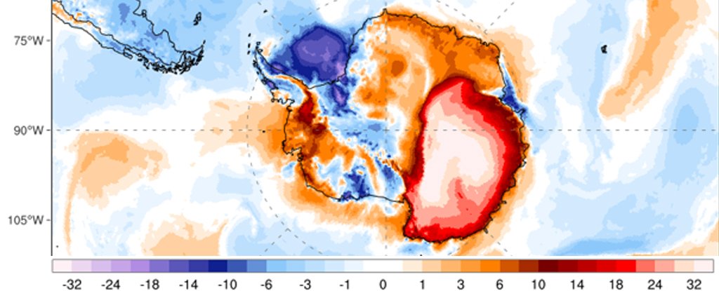 Bizarre Temperature Anomaly Just Set a Staggering Heat Record in Antarctica