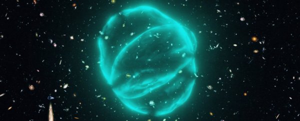 Weird circular objects observed in space may finally be explained