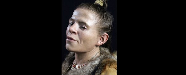 This beautiful reconstruction of a stone age woman feels almost like time travel