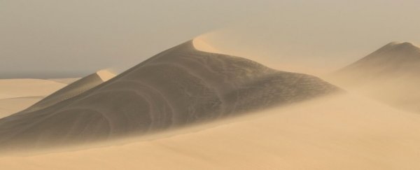 Surprising discovery reveals sand dunes 'breathe' water vapor